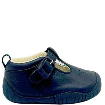 STARTRITE BOYS H FIT BUCKLE PREWALKER - NAVY